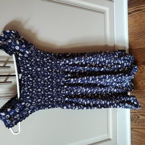 COPY - Youth dress blue floral